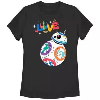 Детская футболка с рисунком Star Wars Pride BB-8 Love Licensed Character