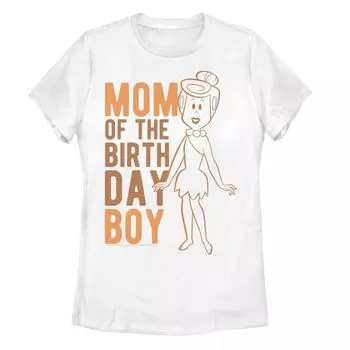 Детская футболка с рисунком The Flintstones Wilma Mom of Birthday Boy Licensed Character