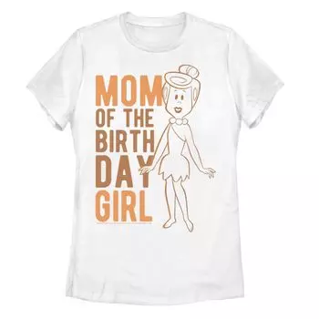 Детская футболка с рисунком The Flintstones Wilma Mom Of Birthday Girl Licensed Character