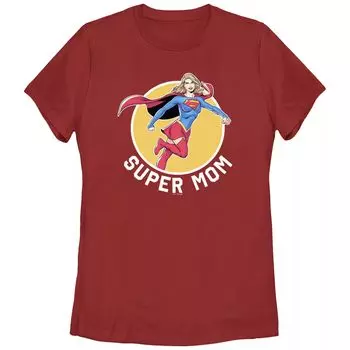 Детская футболка с рисунком Warner Brothers Super Girl Super Mom Licensed Character