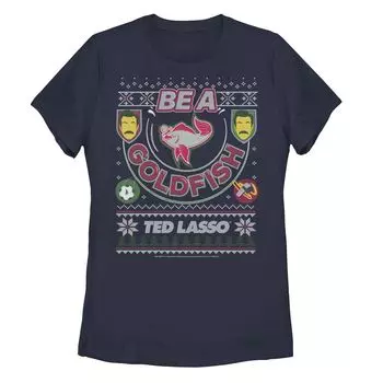 Детская футболка с рождественским рисунком Ted Lasso Be a Goldfish Sweater Licensed Character