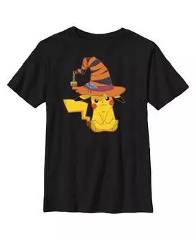 Детская футболка с шляпой ведьмы «Покемон Хэллоуин Пикачу» для мальчика Nintendo