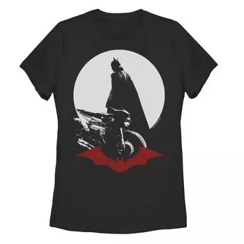 Детская футболка с силуэтом DC Comics Batman Batcycle Licensed Character