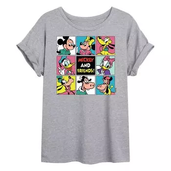 Детская футболка с струящимся рисунком «Микки и друзья» Disney's Mickey Friends Disney