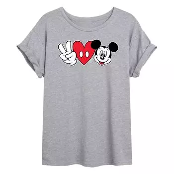 Детская футболка с струящимся рисунком Микки Мауса Disney's Love Mickey Disney