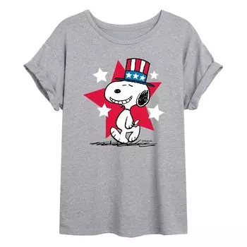 Детская футболка с струящимся рисунком Snoopy Stars Peanuts Snoopy Stars Licensed Character