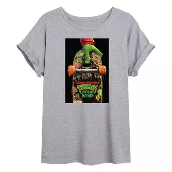 Детская футболка с струящимся рисунком TMNT Teenage Mutant Ninja Turtles Mutant Mayhem Licensed Character
