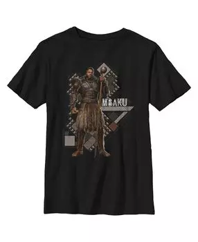 Детская футболка с узором «Черная пантера: Wakanda Forever Lord M'Baku» для мальчиков Marvel