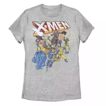 Детская футболка с винтажным логотипом Marvel X-Men Group Shot и графическим рисунком Licensed Character