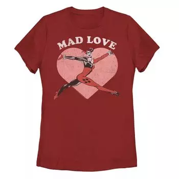 Детская футболка с винтажным портретом «Бэтмен Харли Квинн» Mad Love Licensed Character