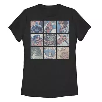 Детская футболка с винтажным рисунком героев комиксов Marvel Licensed Character