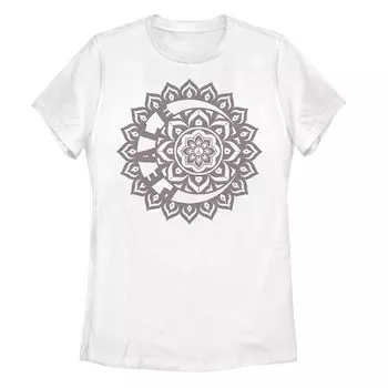 Детская футболка с винтажным рисунком Moon Peace Paisley Henna Flower