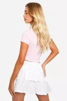 Детская футболка с вишневым сердечком boohoo, розовый