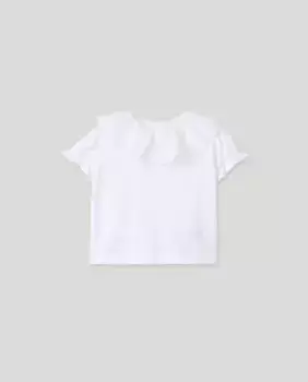 Детская футболка с вышивкой Coconut El Corte Ingls, белый