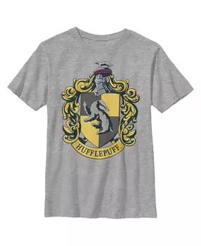 Детская футболка с золотым гербом «Гарри Поттер и Хаффлпафф» для мальчика Warner Bros.