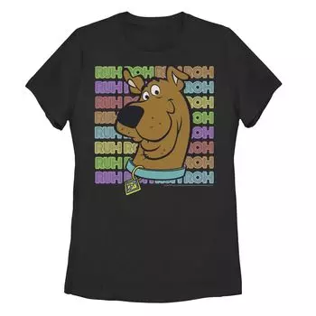 Детская футболка Scooby-Doo Ruh-Roh с неоновой надписью Licensed Character