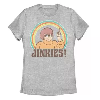 Детская футболка Scooby-Doo Velma Jinkies с круглым портретом в стиле ретро Licensed Character