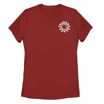 Детская футболка Simple Daisy с рисунком на левой груди