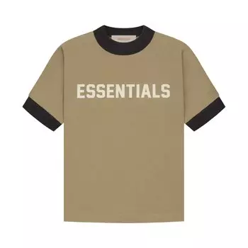 Детская футболка со звонком Fear of God Essentials, цвет Дуб