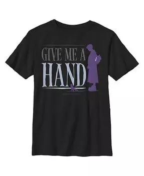 Детская футболка Среда для мальчиков Дай мне руку Netflix, черный