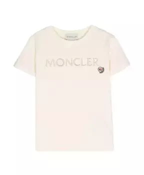 Детская футболка сс Moncler, белый