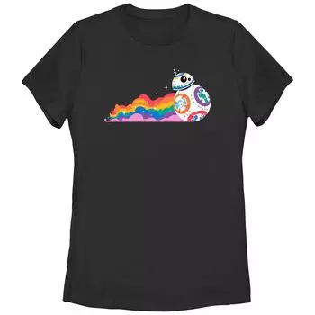 Детская футболка Star Wars Pride BB-8 с рисунком радужного дыма Licensed Character