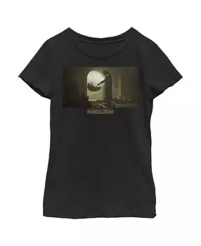 Детская футболка Star Wars: The Mandalorian The Child Bounty Connection для девочек Disney Lucasfilm