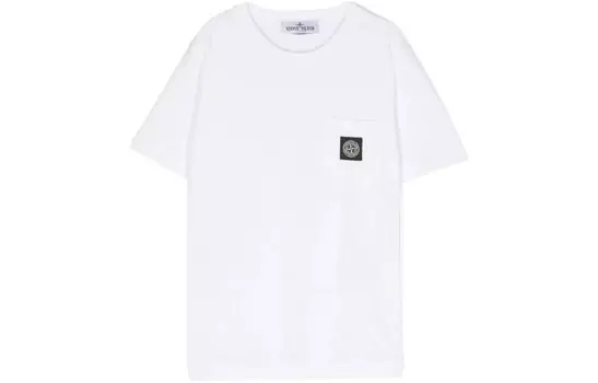 Детская футболка Stone Island, белый