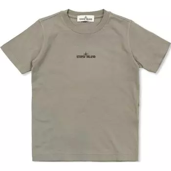 Детская футболка Stone Island, зеленый