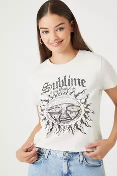 Детская футболка Sublime Graphic Forever 21, кремовый