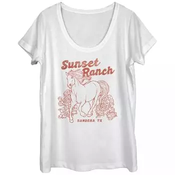 Детская футболка Sunset Ranch Bandera TX с рисунком и рисунком Licensed Character