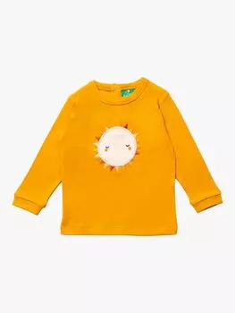 Детская футболка Sunshine с длинными рукавами из органического хлопка Little Green Radicals, желтый/мульти