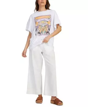 Детская футболка Sweet Sunshine с принтом Roxy, белый