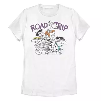 Детская футболка The Flintstones Road Trip Licensed Character, белый