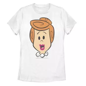 Детская футболка The Flintstones Wilma с графическим рисунком большого лица Licensed Character