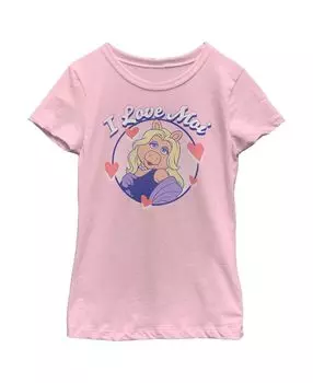 Детская футболка The Muppets I Love Moi для девочек Disney