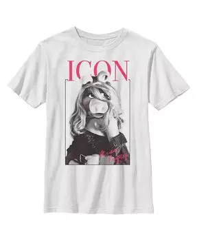 Детская футболка The Muppets Miss Piggy Icon для мальчиков Disney, белый