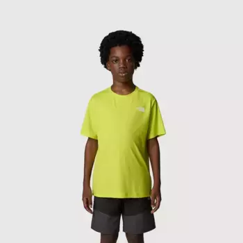 Детская футболка The North Face 24/7, зеленый