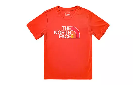 Детская футболка The North Face, красный
