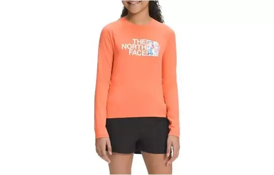 Детская футболка The North Face, оранжевый