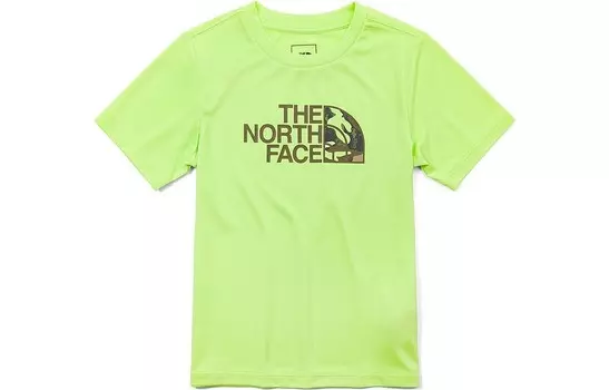 Детская футболка The North Face, зеленый