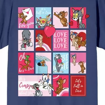 Детская футболка Tom & Jerry с рисунком Love & Hearts ко Дню святого Валентина Licensed Character