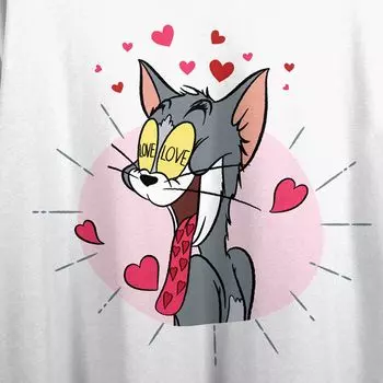 Детская футболка Tom & Jerry с рисунком Lovestruck ко Дню святого Валентина Licensed Character