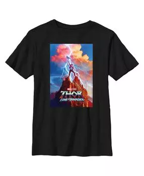Детская футболка «Тор: Любовь и Гром» для мальчиков «Полубог Тор» Marvel