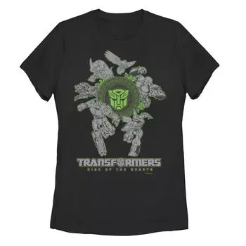 Детская футболка Transformers Rise of the Beasts Autobots с круглым графическим рисунком и логотипом Licensed Character