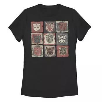 Детская футболка Transformers Rise of the Beasts Insignias Boxes с графическим рисунком Licensed Character