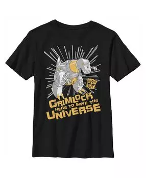 Детская футболка Трансформеры «Гримлок спасает Вселенную» для мальчиков Hasbro