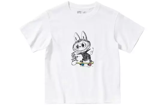 Детская футболка Uniqlo, белый