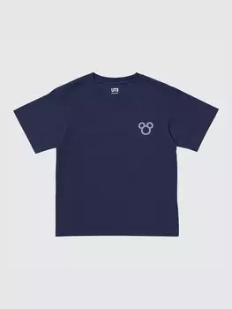 Детская футболка Uniqlo, цвет 68 синий