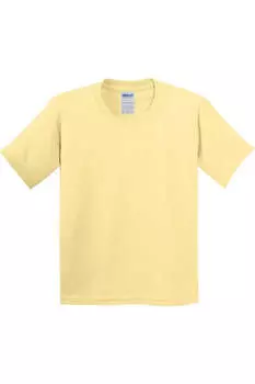 Детская футболка унисекс Gildan из плотного хлопка, цвет yellow haze